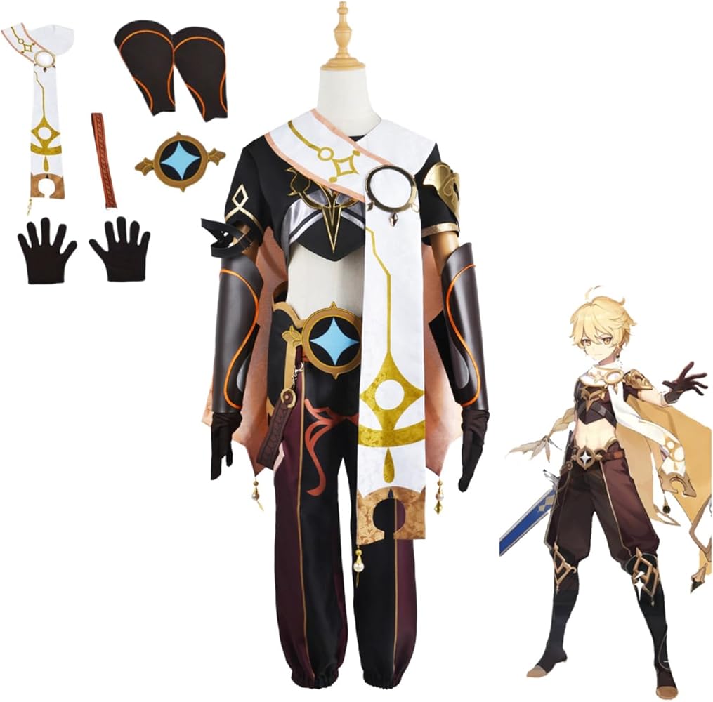 Amazon.co.jp: [HUNIY] 原神 げんしん 空 そら コスプレ衣装 豪華版